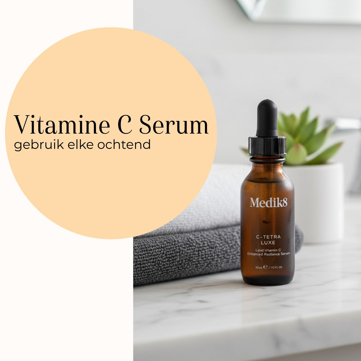 Medik8 C-Tetra Luxe 30ml vitamine C serum voor elke ochtend