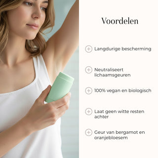 Natural Deodorant - Bergamot & Hinoki Extra Strength 75gr voordelen
