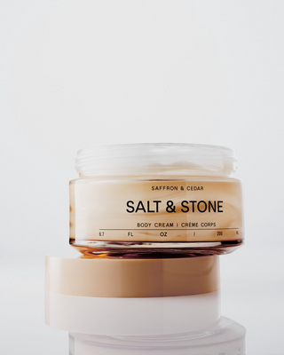 Body Cream - Saffron & Cedar 200ml | Salt & Stone