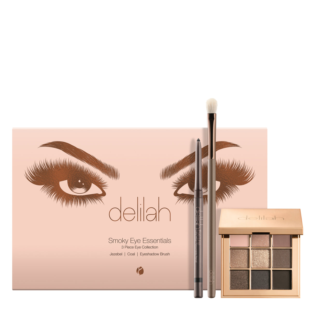 Delilah Smokey Eye Essentials - Jezebel And Coal Eye Line with box