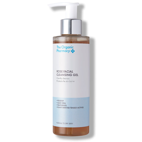 Rose Facial Cleansing Gel 200ml | The Organic Pharmacy