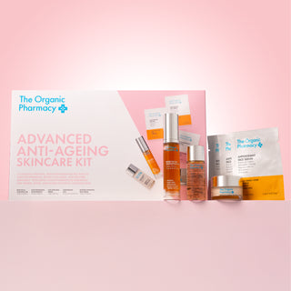 The Organic Pharmacy Advanced Anti Ageing Skincare Kit sfeer