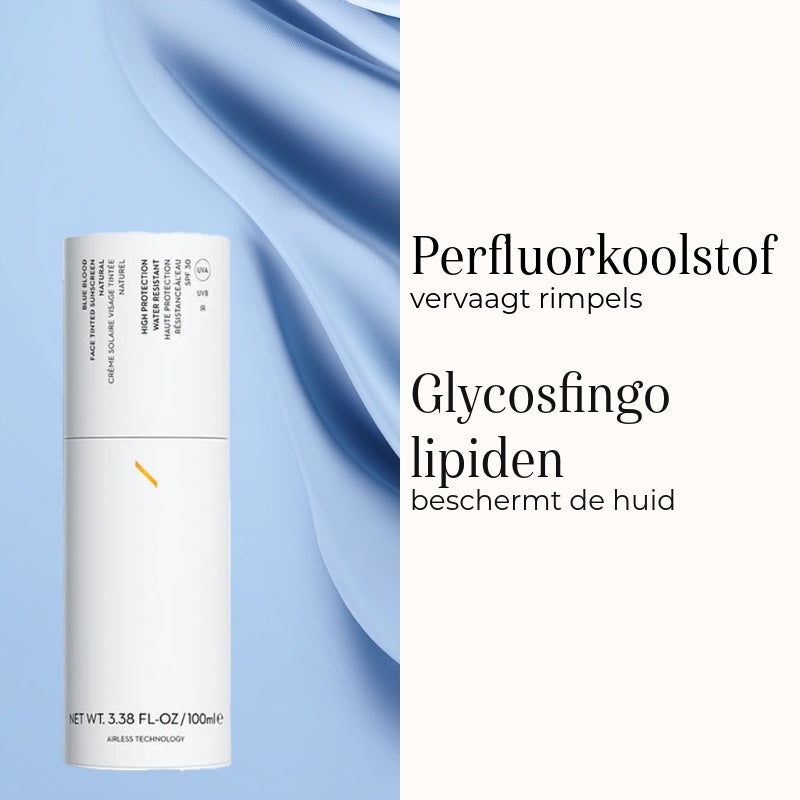 Blue Blood Face Tinted Sunscreen SPF30 Natural ingredienten 