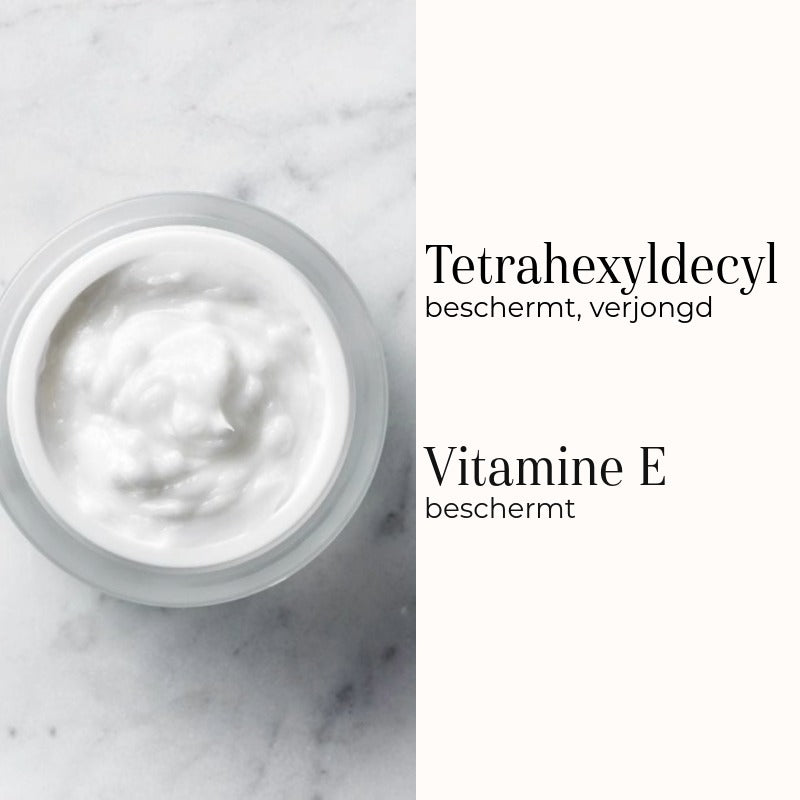 Medik8 C-Tetra Cream 50ml ingrediënten tetrahexyldecyl en vitamine E