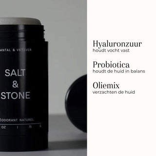 Natural Deodorant Gel - Santal & Vetiver (Sensitive Skin) 75gr ingredienten 
