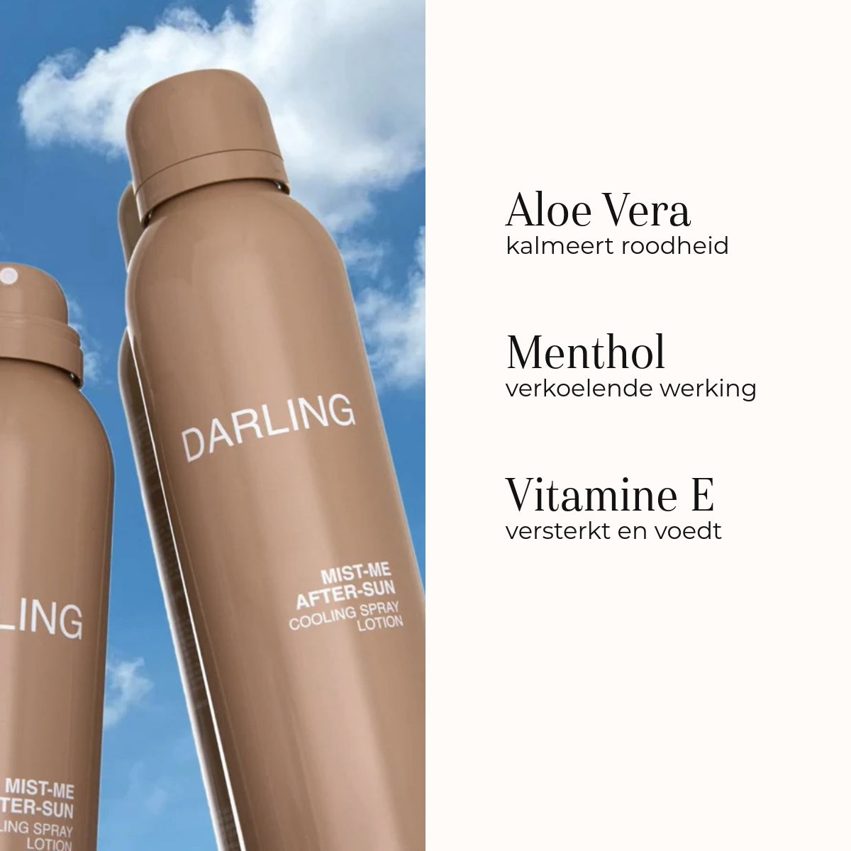 Mist-Me Aftersun 150ml ingredienten 