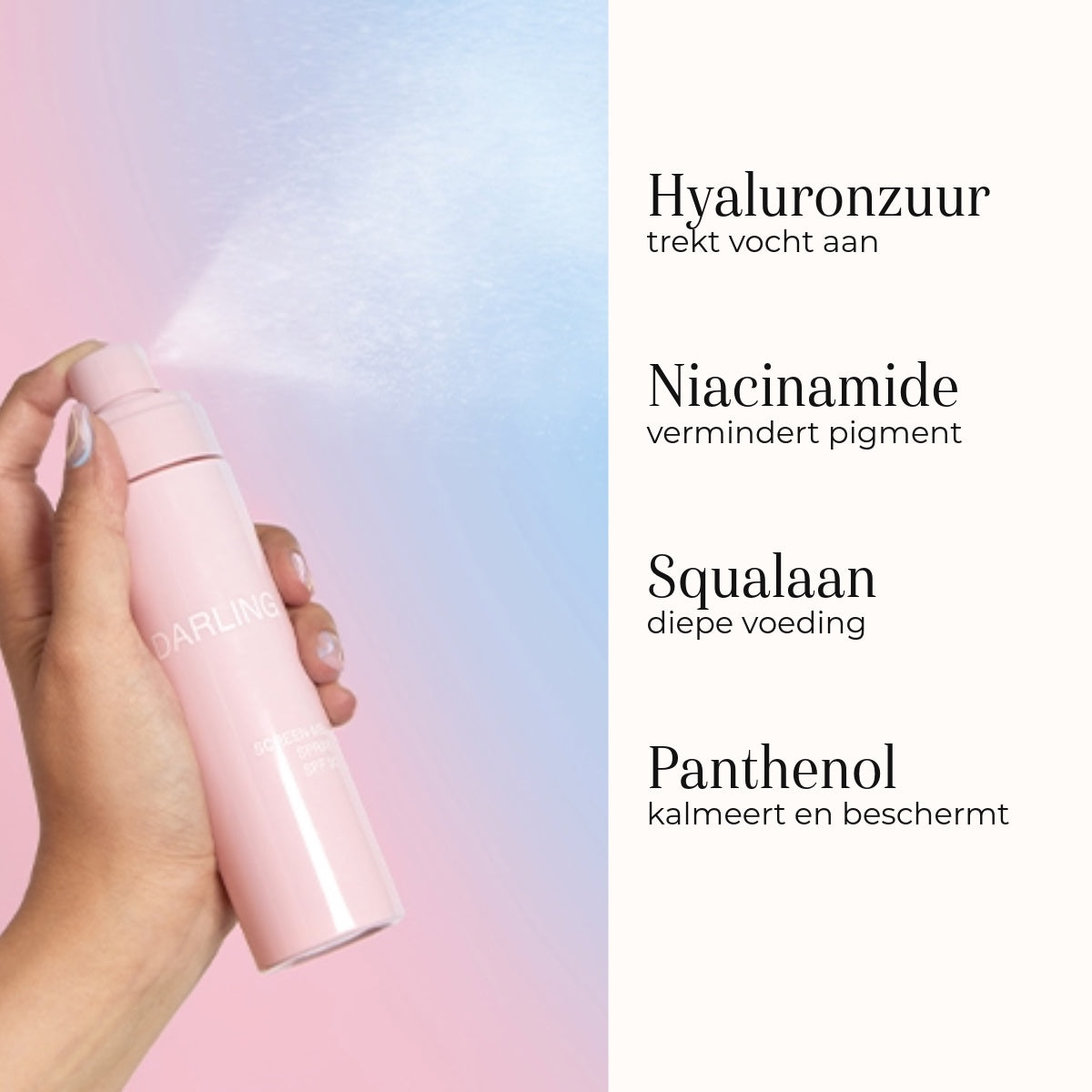 Screen-Me Spray SPF 30 150ml ingredienten 