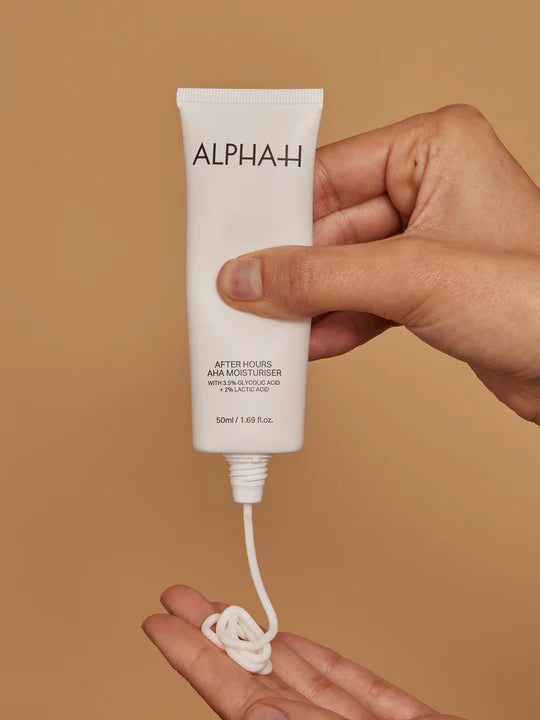 Alpha-H After Hours AHA Moisturiser verpakking