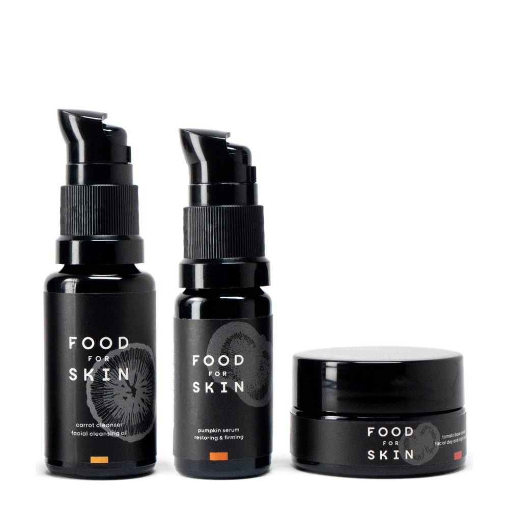 Food for Skin Proefset Pumpkin - versterkend 15 ml, 15 ml, 10 ml