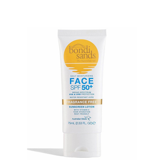 Bondi Sands Sunscreen Lotion SPF 50+ Face Fragrance Free