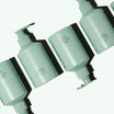 Corpus Naturals Body Wash No. Green 250ml flacons diagonaal op een rij