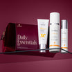 Image Skincare Gift Set VITAL C & Daily Prevention met rood etui op glasplaat