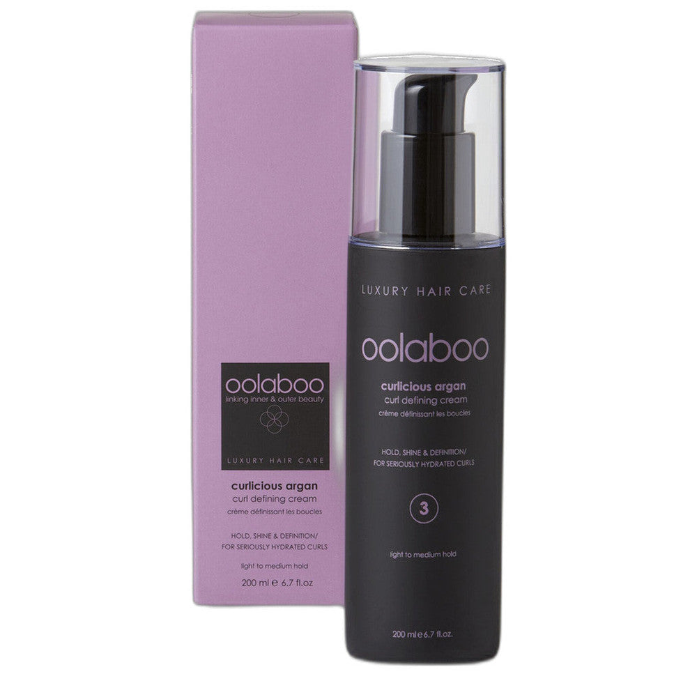 Oolaboo Curlicious Argan Curl Defining Cream 200ml