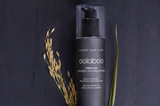 Oolaboo Mighty Rice Volumizing Shampoo met rijstaren