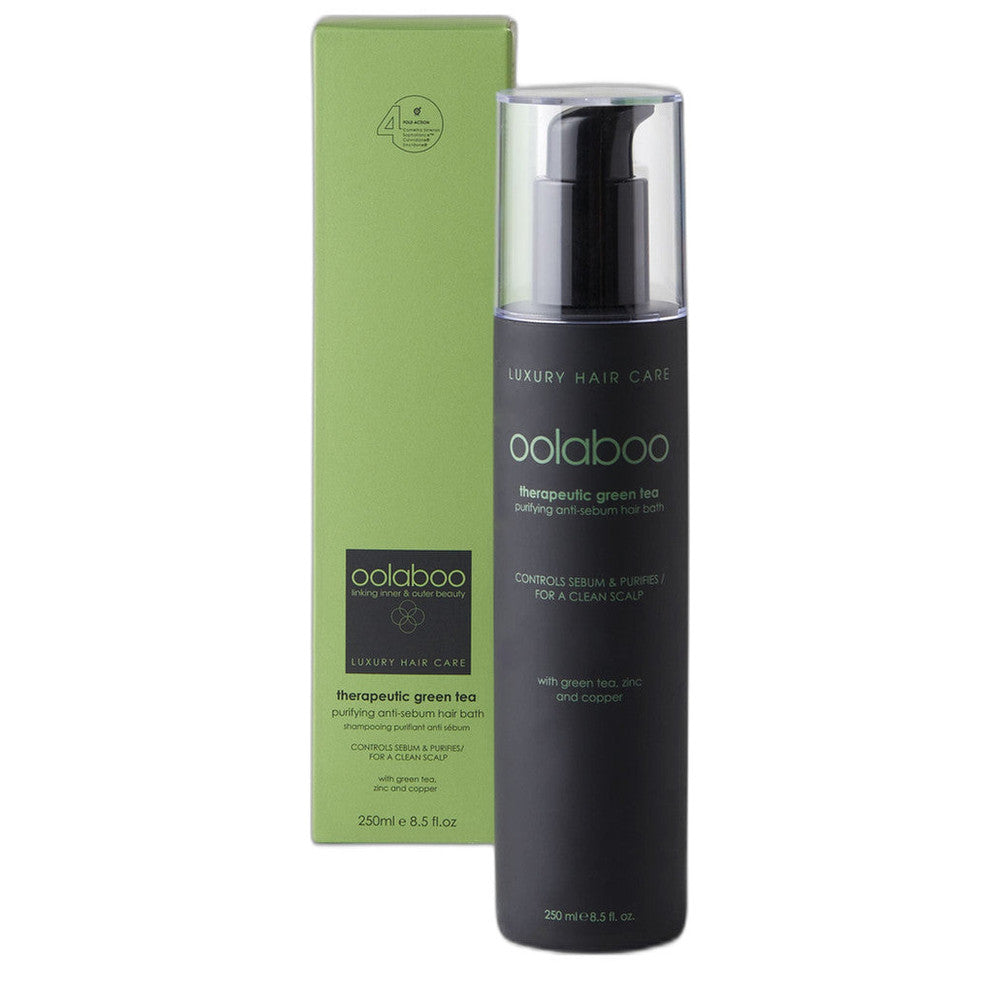 Oolaboo Therapeutic Green Tea - Purifying Anti-Sebum Shampoo 250 ml