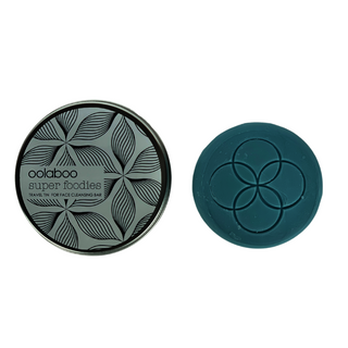 Oolaboo Travel Tin for Face Cleansing Bar met blauwe zeep