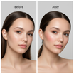 John van G Duo Blush 02 - Glam & Glow voor en na