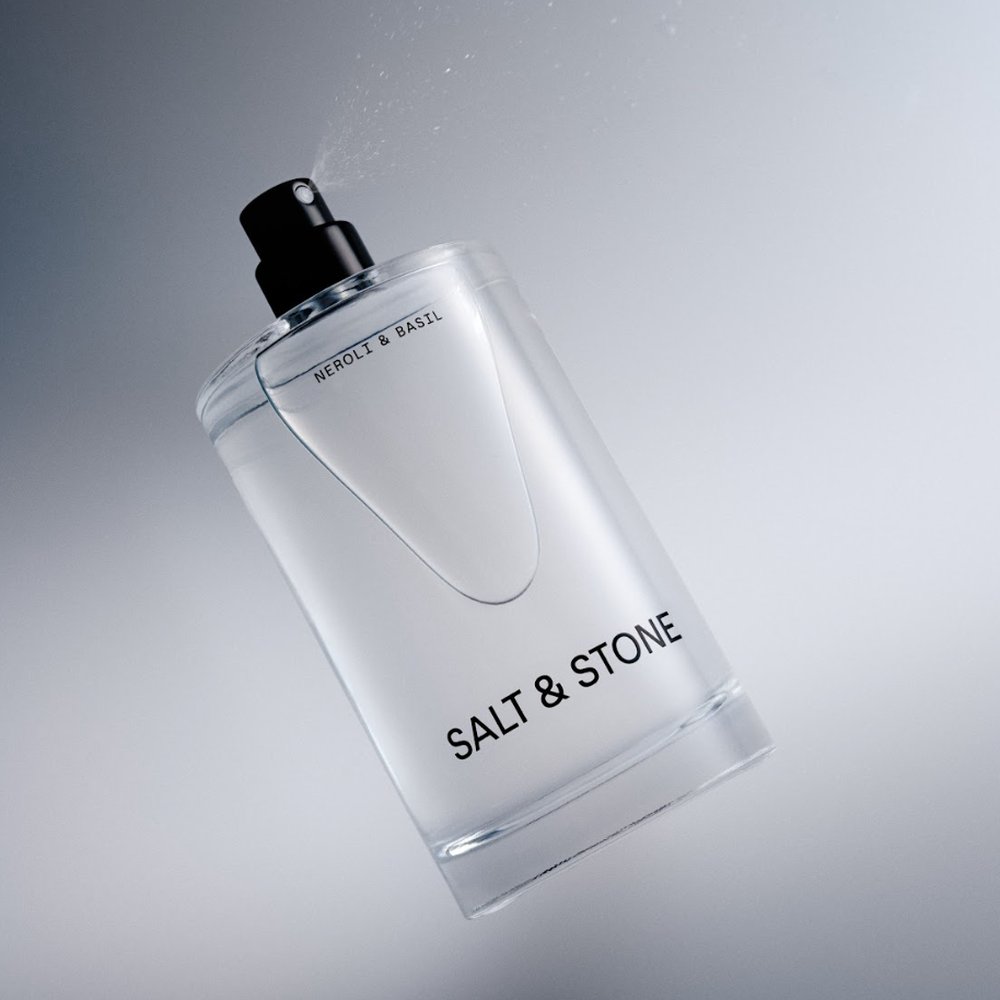 Salt & Stone Body Mist Neroli & Basil 100ml flacon schuin