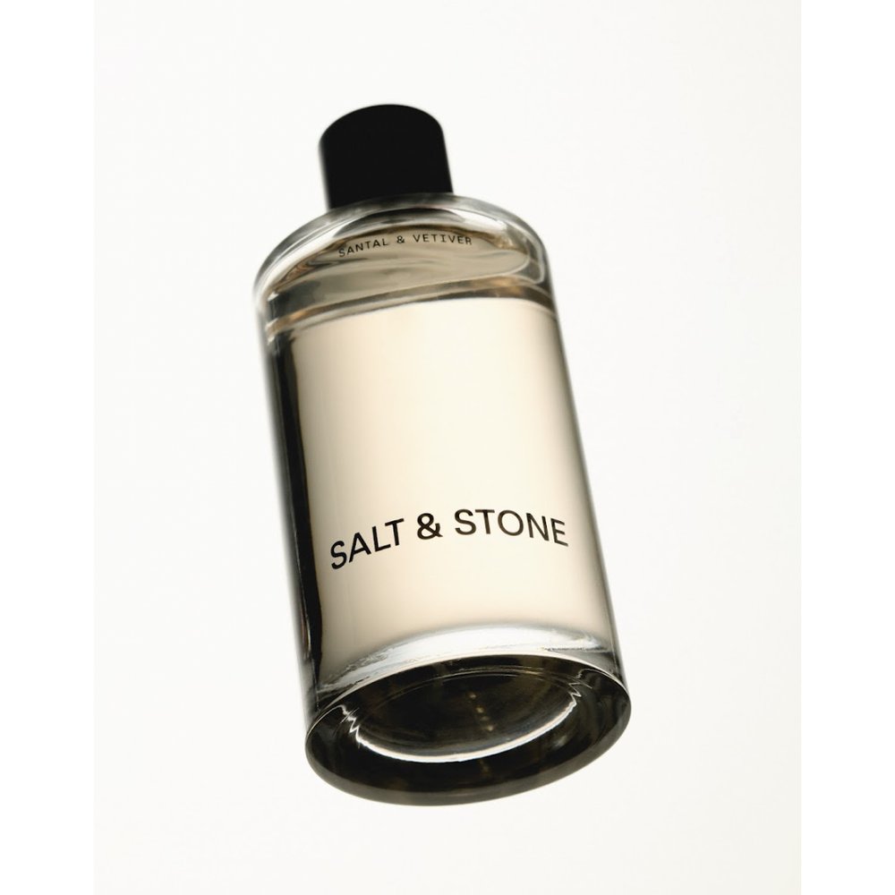 Salt & Stone Body Mist Santal & Vetiver 100ml flacon schuin