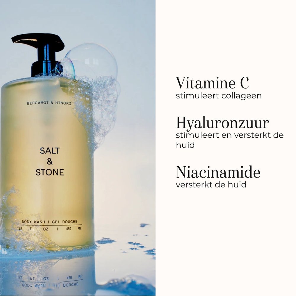 Salt & Stone Body Wash Bergamot & Hinoki ingrediënten