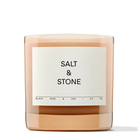 Salt & Stone | Geurkaars - Black Rose & Oud 240 gr