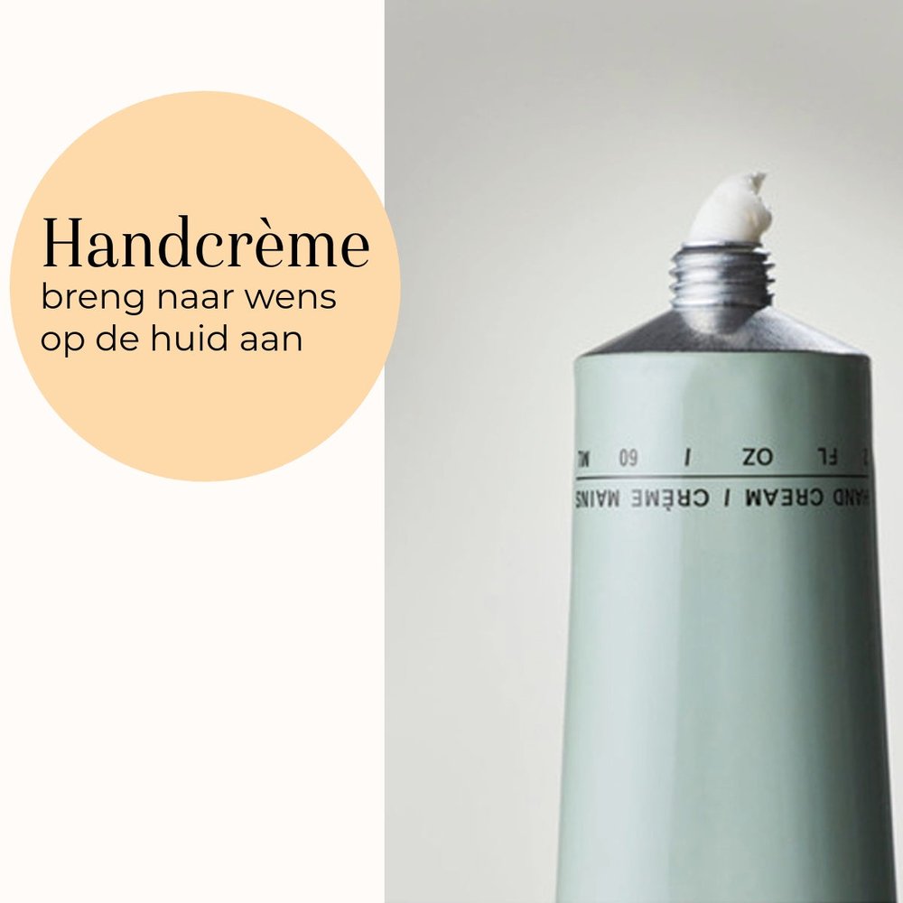 Salt & Stone Hand Cream Bergamot & Eucalyptus 60ml gebruik