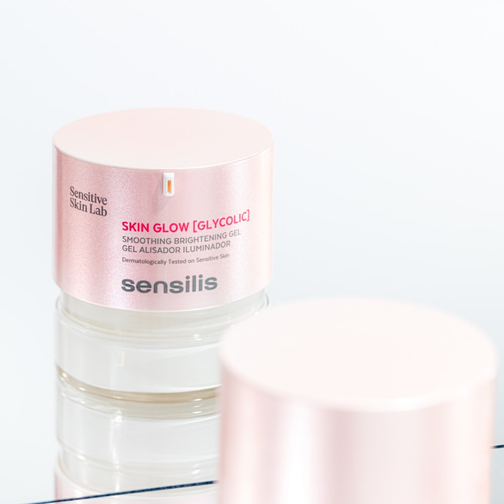 Sensilis Skin Glow Glycolic Brightening Gel 50ml pot met spiegeling