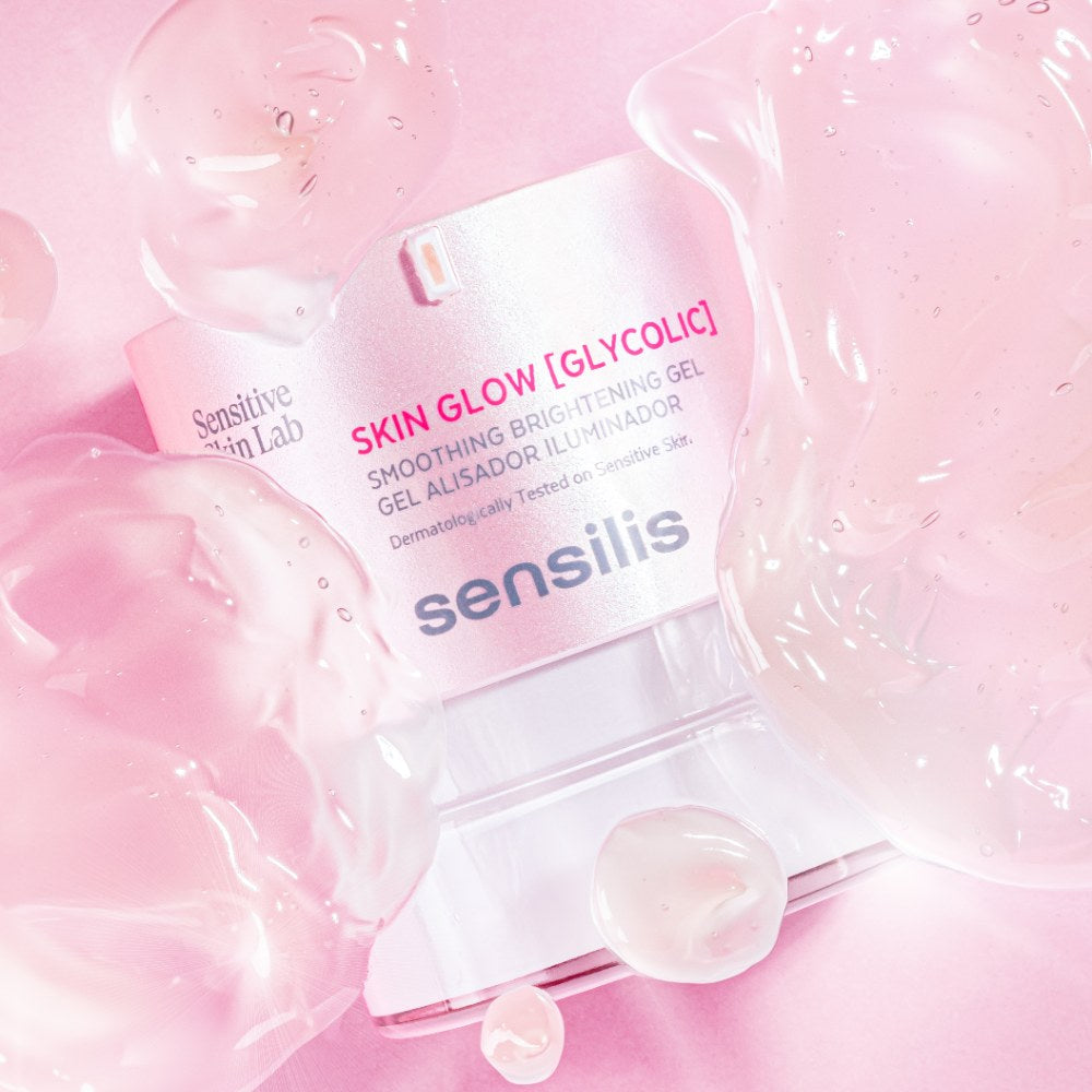 Sensilis Skin Glow Glycolic Brightening Gel 50ml pot met gel textuur